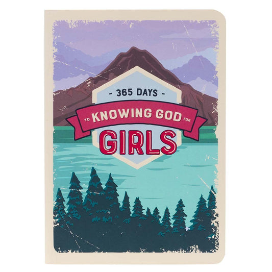 Kid Book 365 Days to Knowing God for  Girls Softcover
