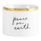 Gold Holiday Dip Bowls Book Box - Eat, Dip & Be Merry: Hand Wash Only / Ceramic