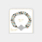 Beatitudes Gather Cross Bracelet: Silver / Stretch