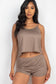 Cami Top & Shorts Lounge Set: First Blush / L