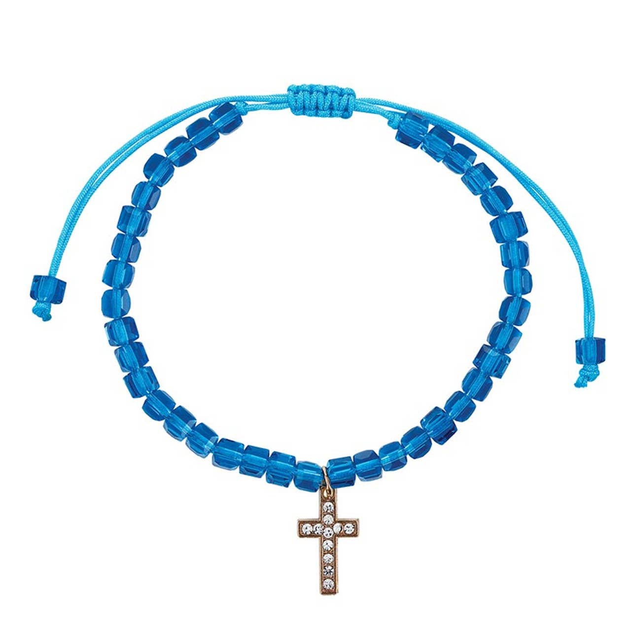 Glass Bead Bracelets: Plated, Pine Display / 5" L