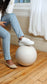 CLOUD / Med Premium No Show Socks Low Cut: Beige