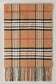 Giant Check Cashmere Feel Muffler Scarf: 07-2/LT.BROWN / One Size