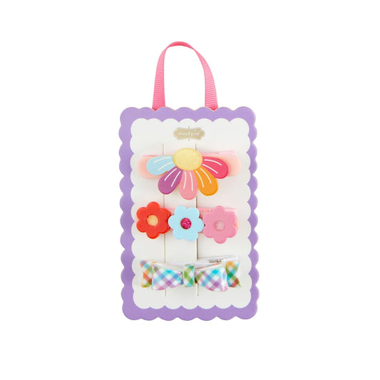 Flower Spring Hair clips