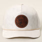 EVEN JESUS HAD A FISH STORY Leather Patch Rope Trucker Hat: WHITE