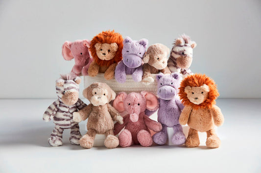 Mud Pie Plush Rattles Safari