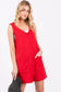 TEXTURED KNIT OVERALL ROMPER: Oatmeal