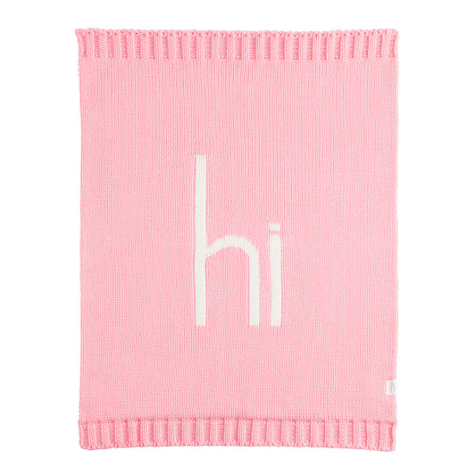 Pink Hi Baby Blanket