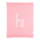 Pink Hi Baby Blanket