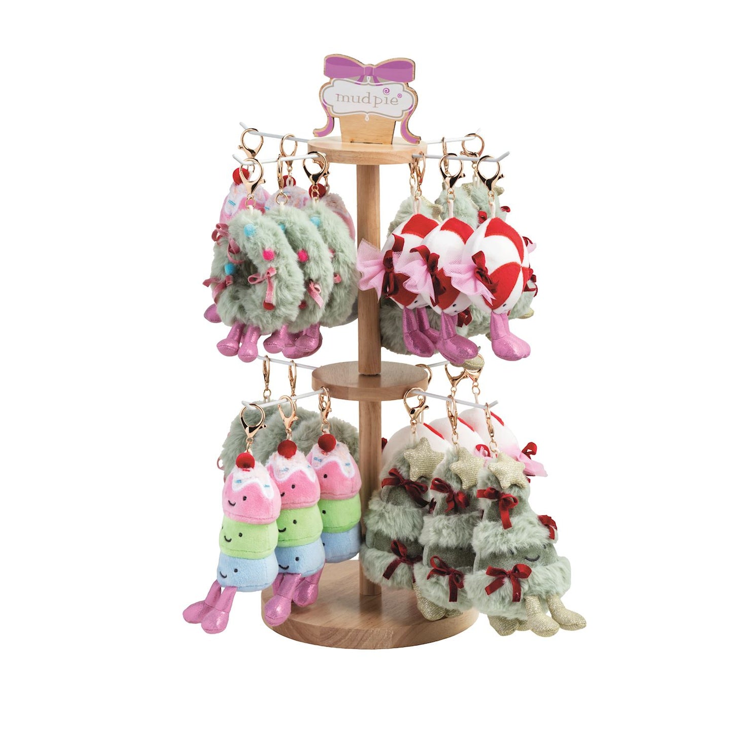Christmas Holiday Plush Bag Charms