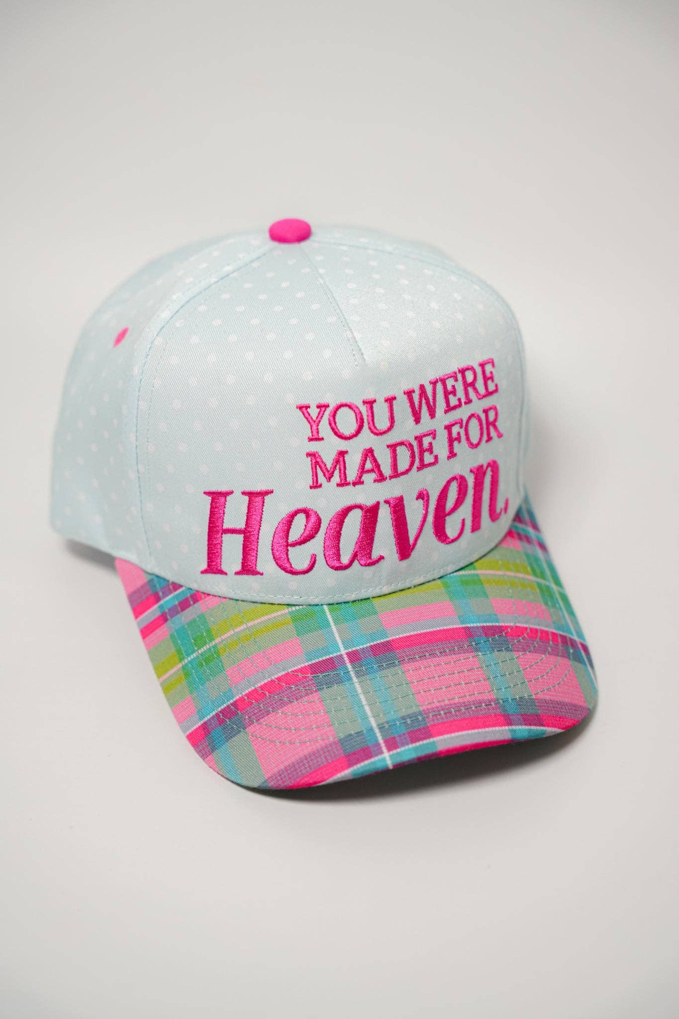 YOU WERE MADE FOR HEAVEN CANVAS CAP