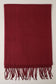 Softer Than Cashmere Solid Muffler Scarf: ZTW4317-RED / One Size