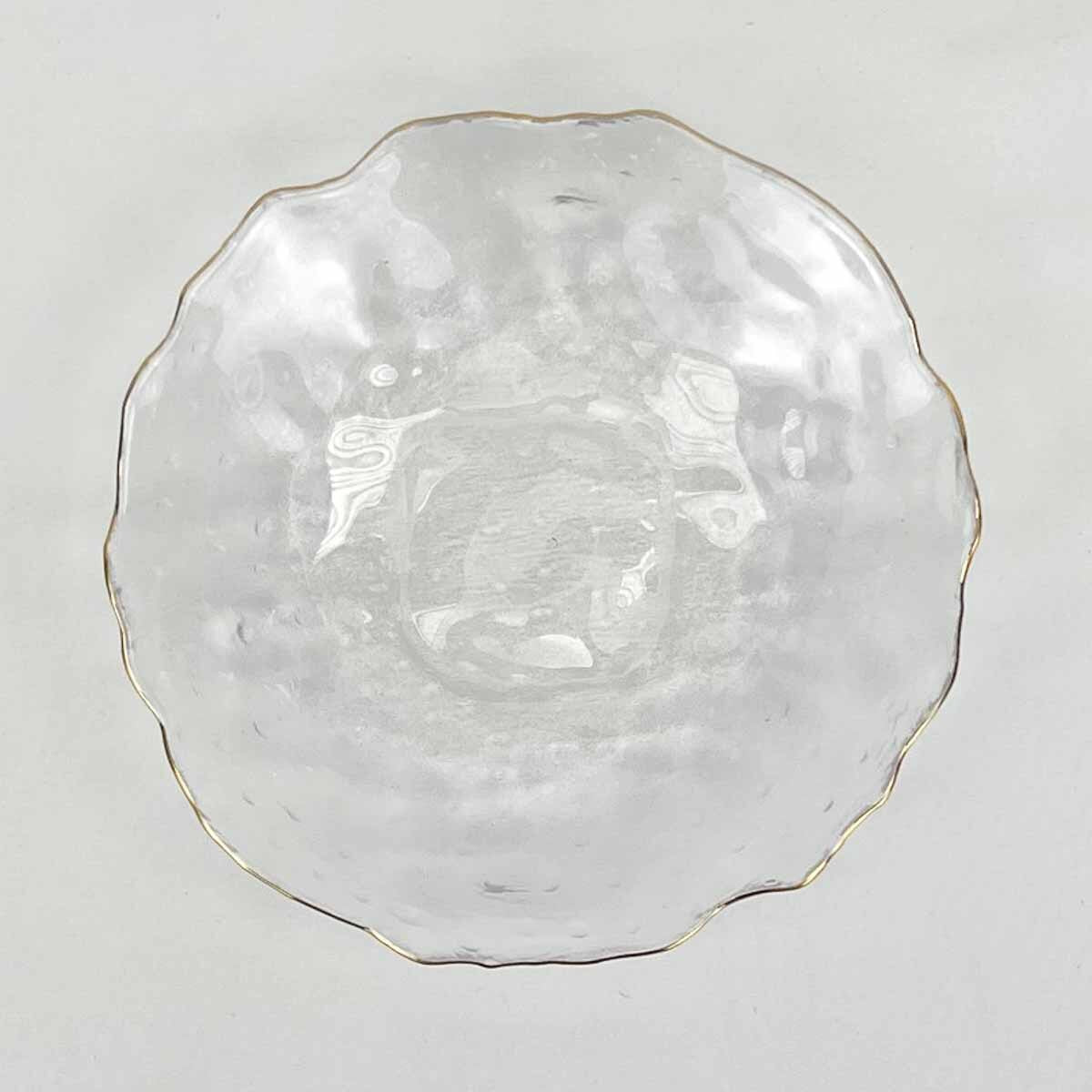 Provence Serving Bowl Clear/Gold