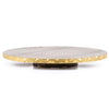 Strasbourg Marble Lazy Suzan White/Gold 14 inch