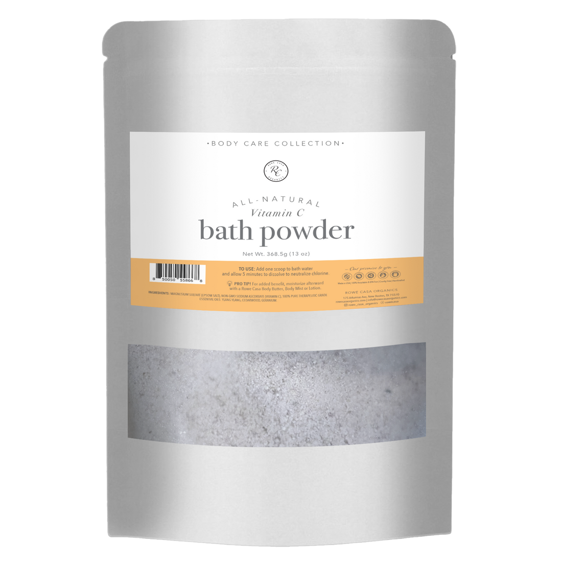 Vitamin C bath powder- Rowe Casa Organics
