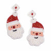Santa Beaded Earrings _ The Royal Standard