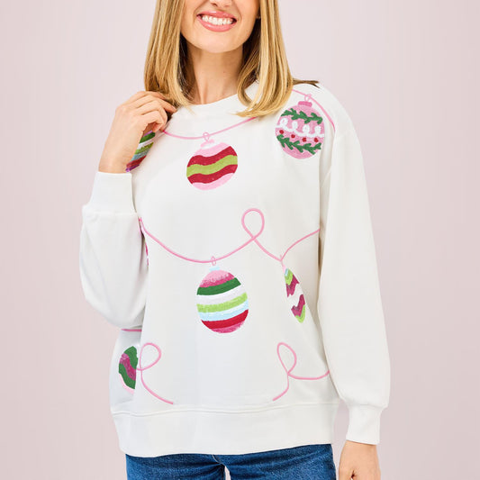 Mary Square Ornaments sweatshirt