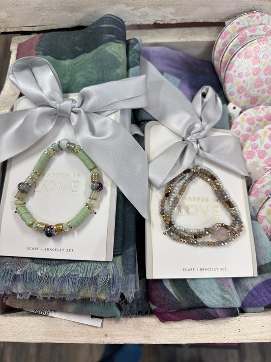 Coco + Carmen Scarf + Bracelet Set