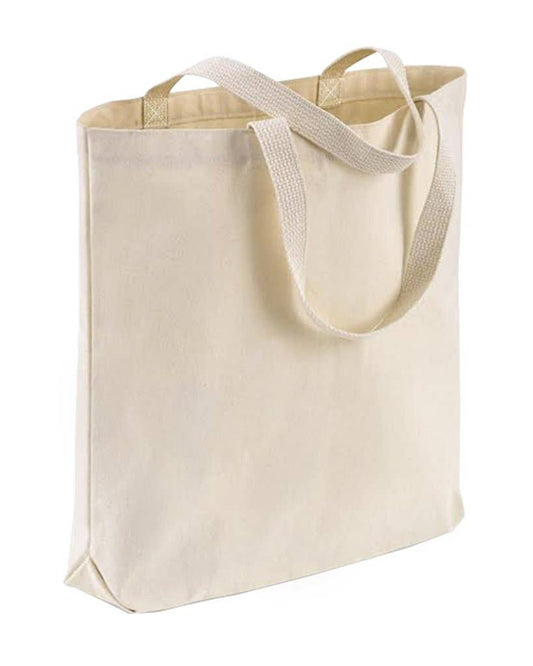 TBF Quality Canvas Tote Bags w/Gusset - TG200: NATURAL