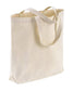 TBF Quality Canvas Tote Bags w/Gusset - TG200: NATURAL