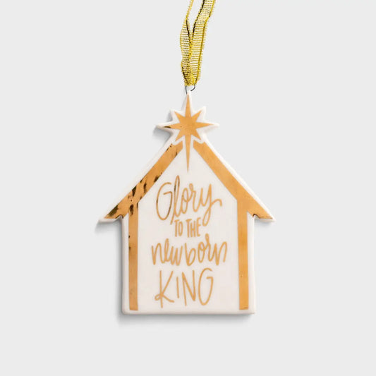 Mary Square Nativity Ornaments