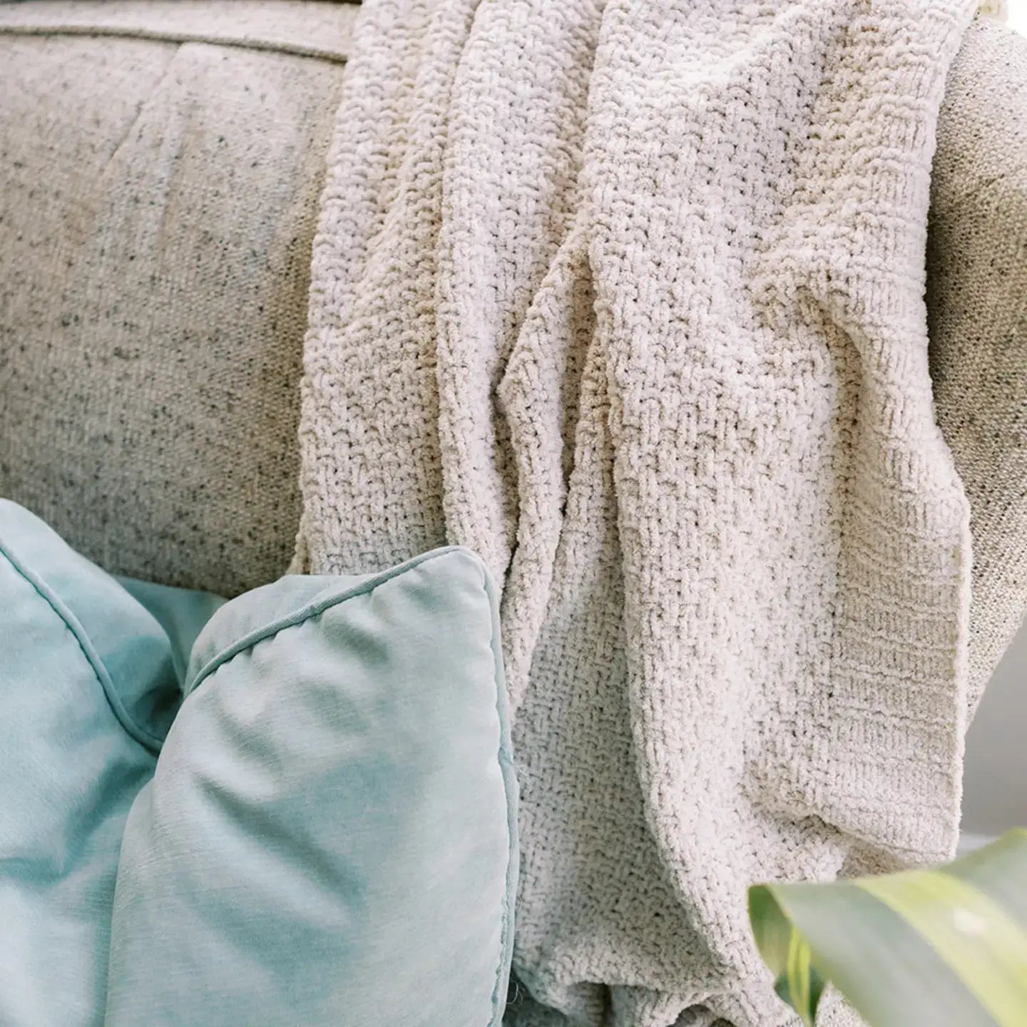 You are Loved Knit Chenille Prayer Shawl Wrap Throw Blanket