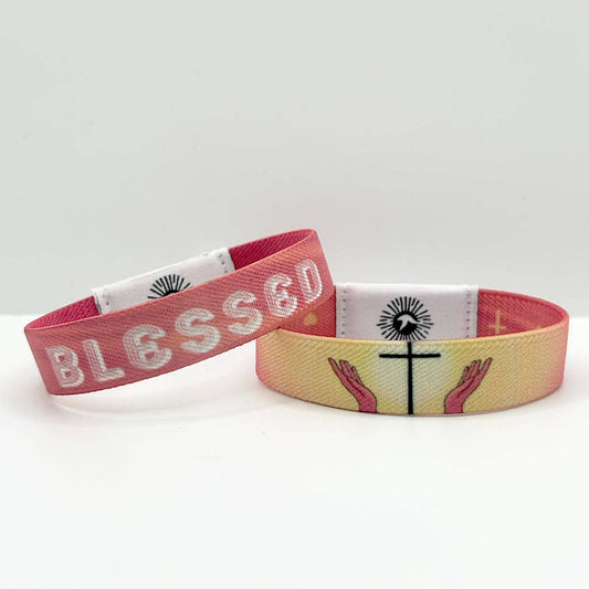 Blessed NFC Bible Verse Bracelet: Large