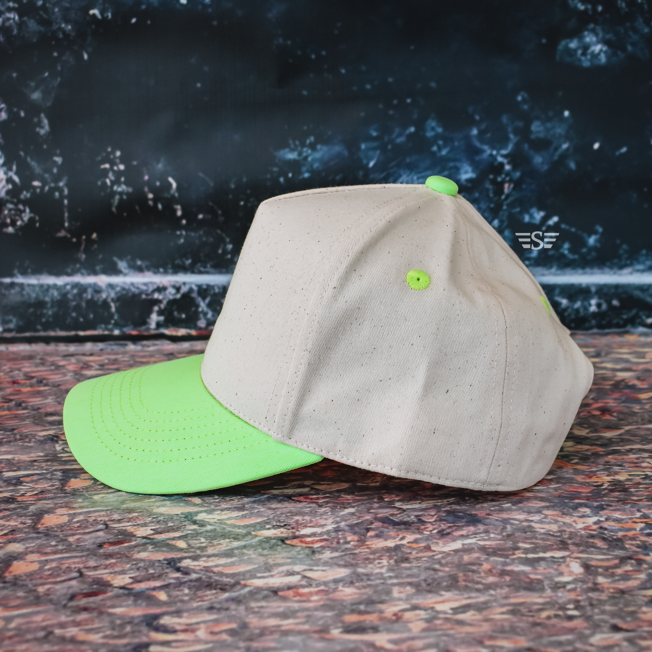Canvas Solid Bill Magna Pony® Cap: Neon Pink