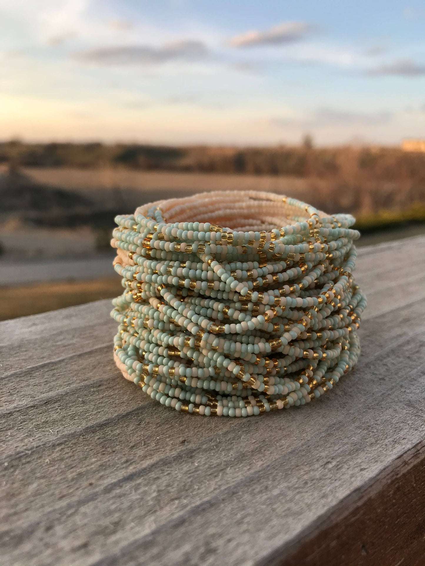 There is Peace in Christ Morse Code Bracelet: Medium