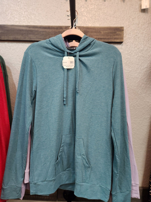 Staccato Teal Green hoodie