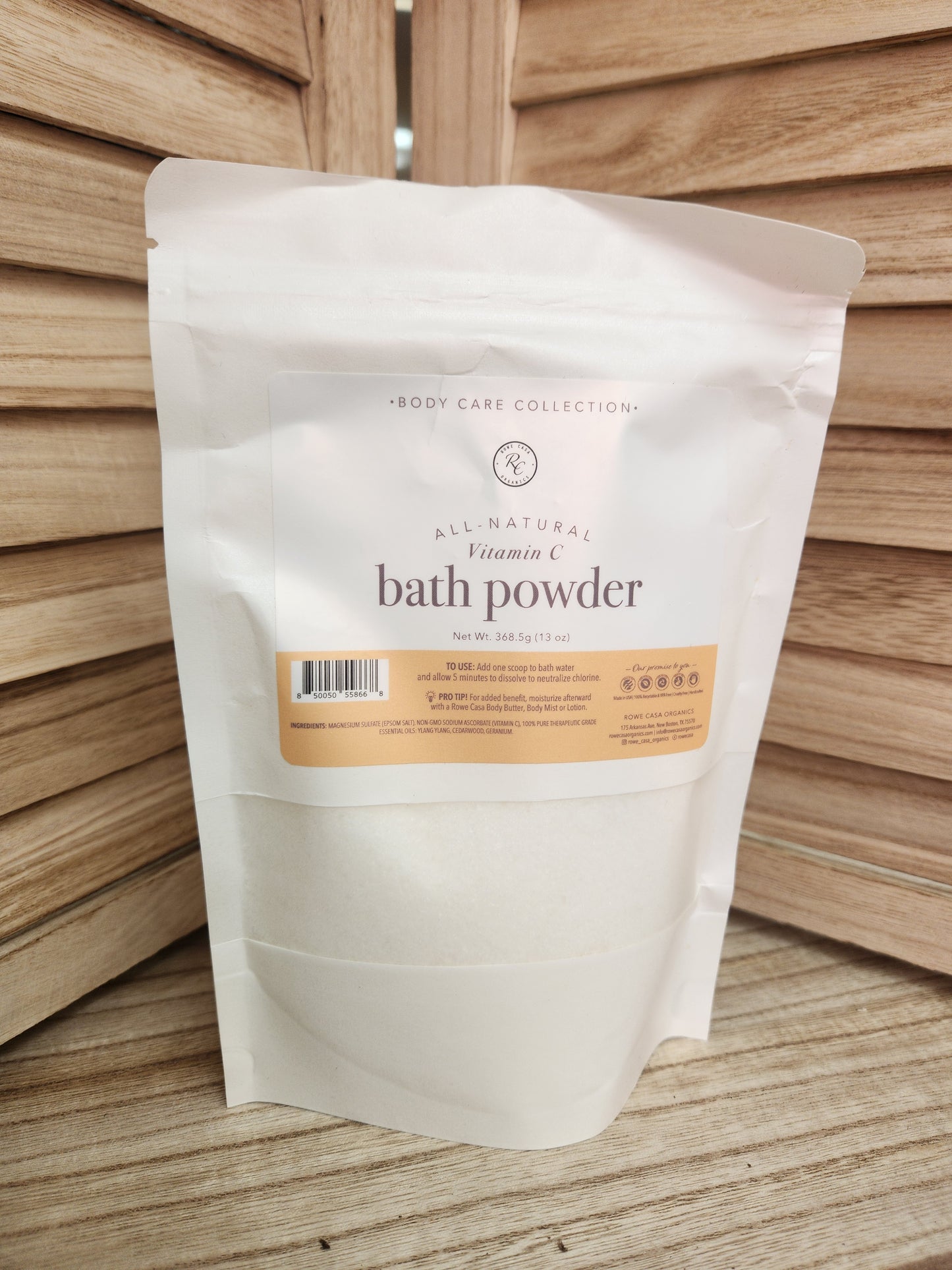 Vitamin C bath powder- Rowe Casa Organics