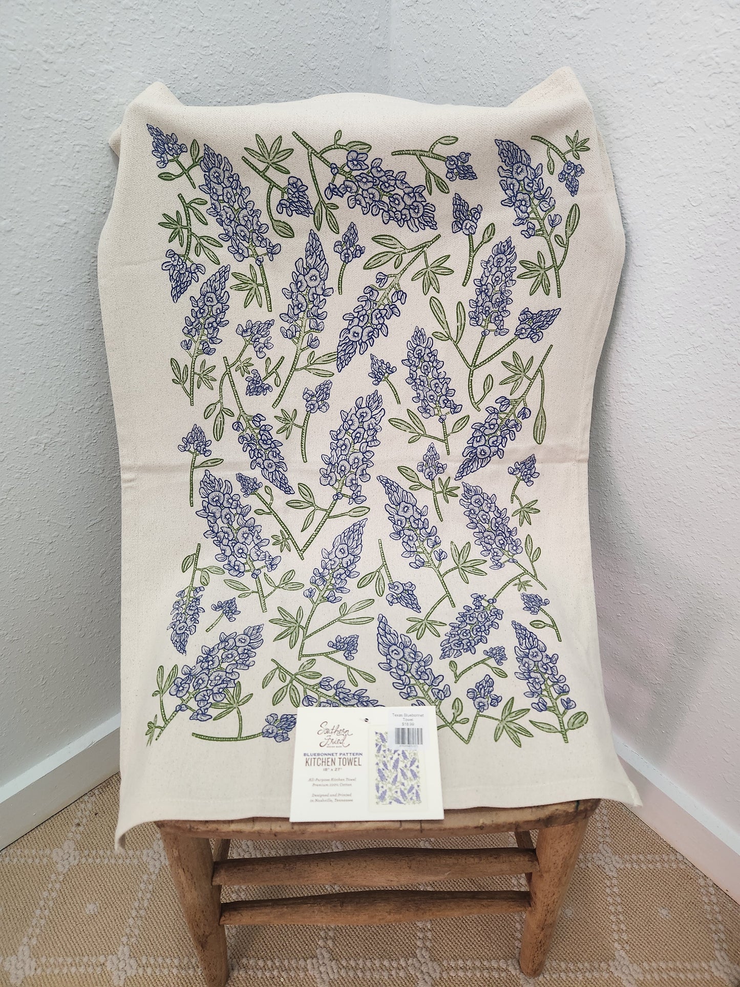 Texas Bluebonnet Towel