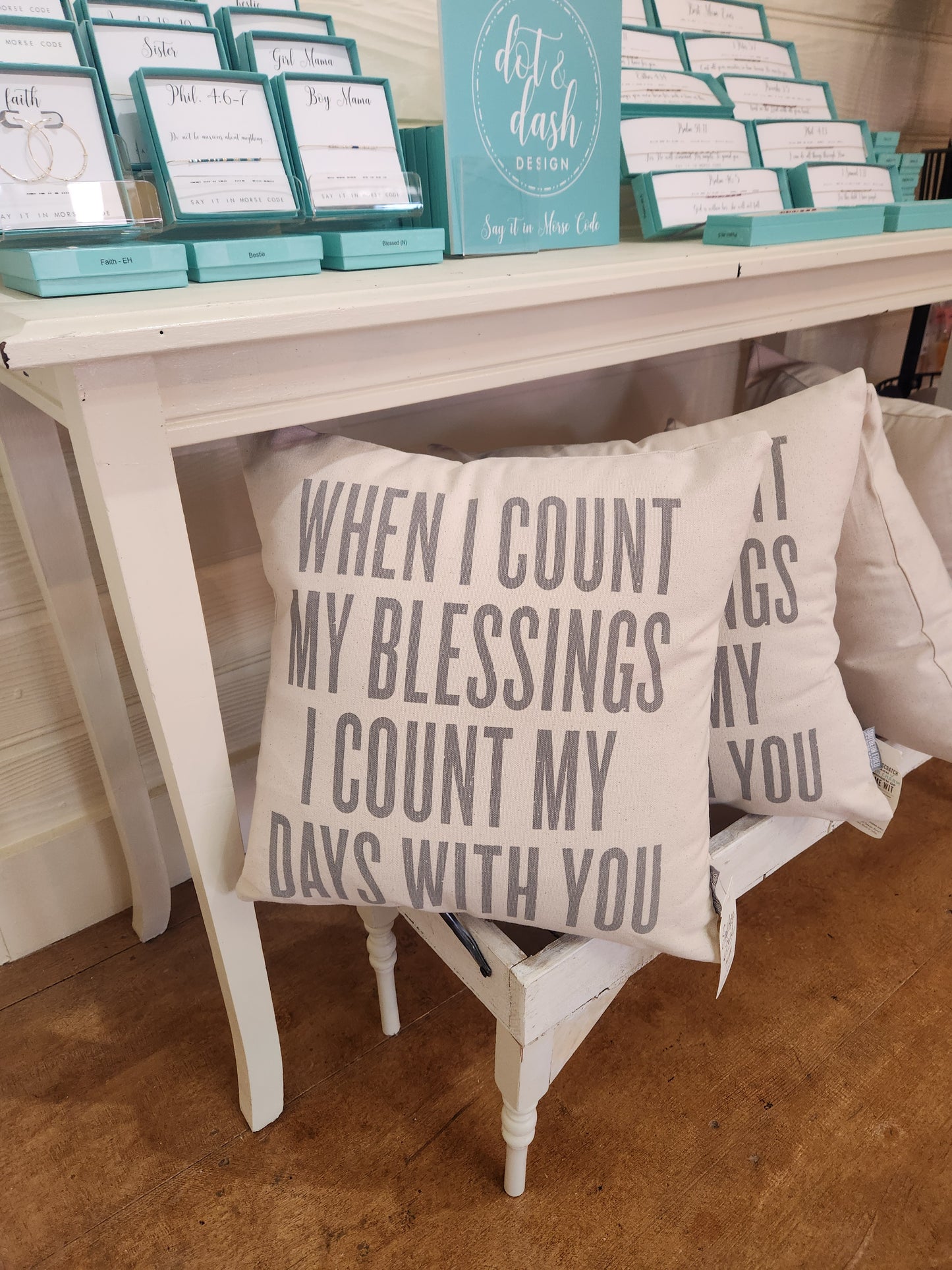 Count My Blessings Pillow