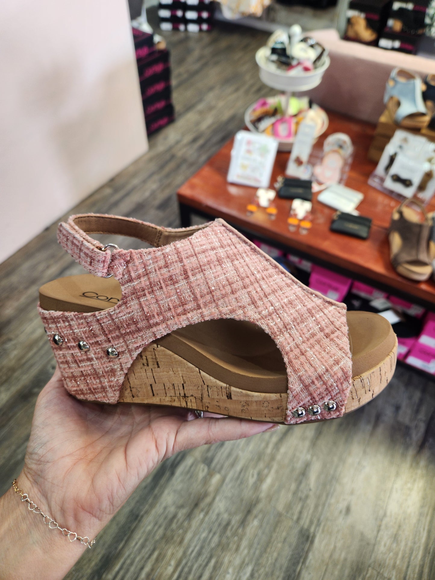 Corkys Carley Blush Tweed