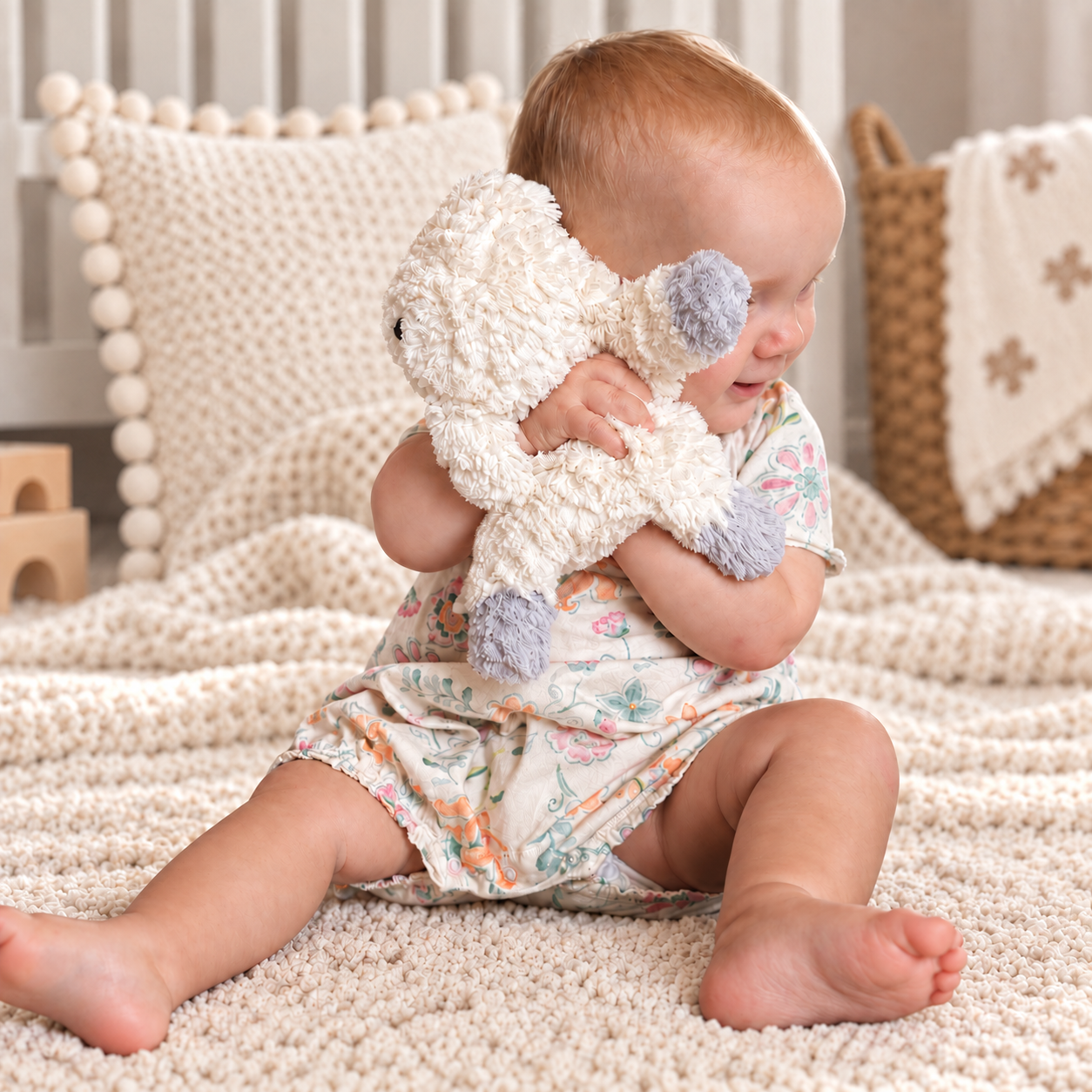 Iam The Lamb Lovey® | Christian Baby Gift & Plush Lamb