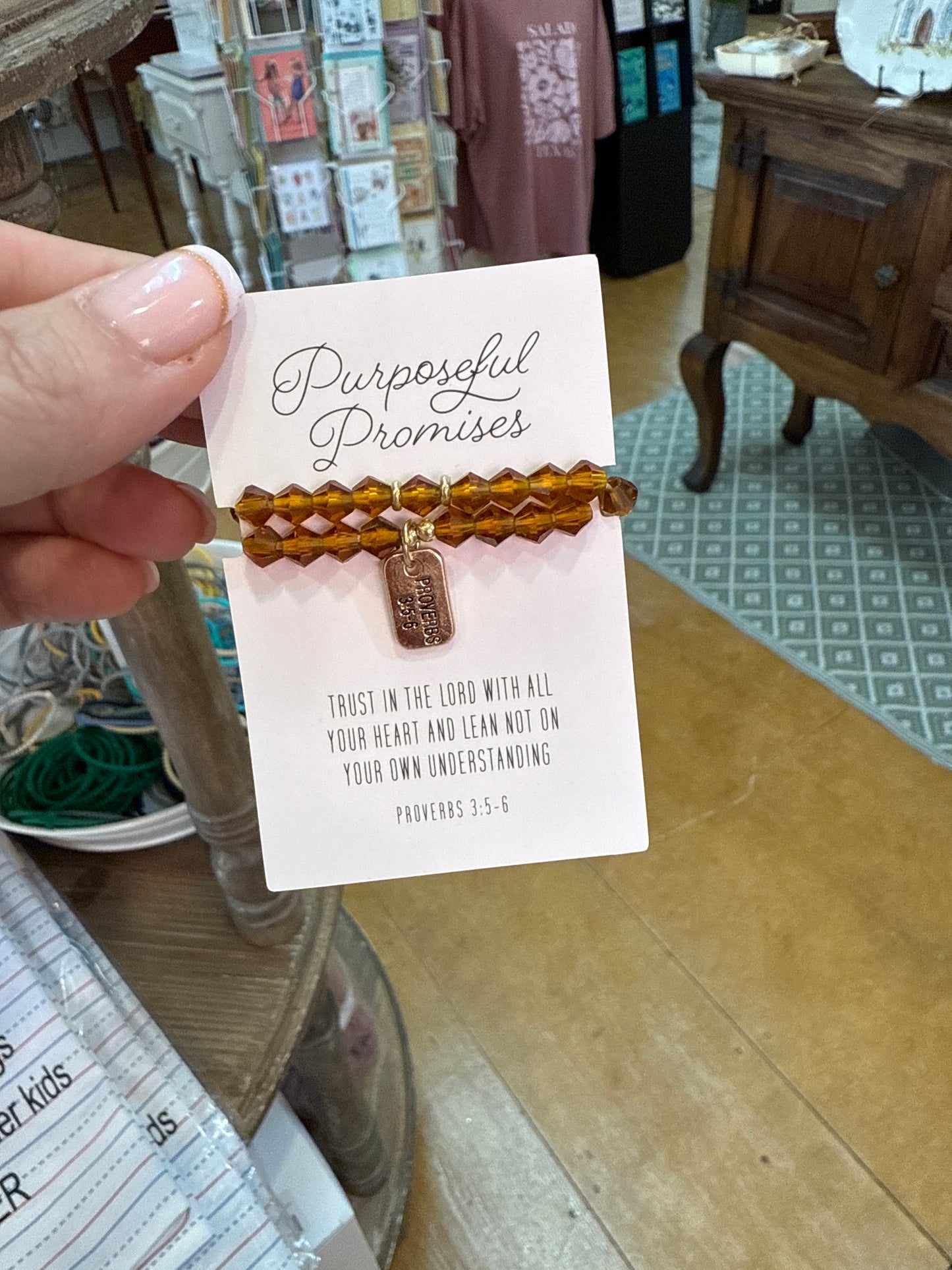 Glass bracelet Purposeful Promises