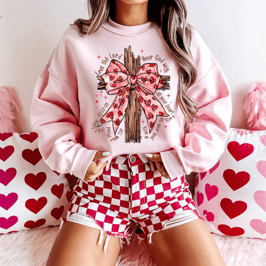 Love The Lord Valentine's Day DTF Heat Transfer: ADULT
