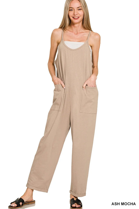 Mocha Summer Overalls