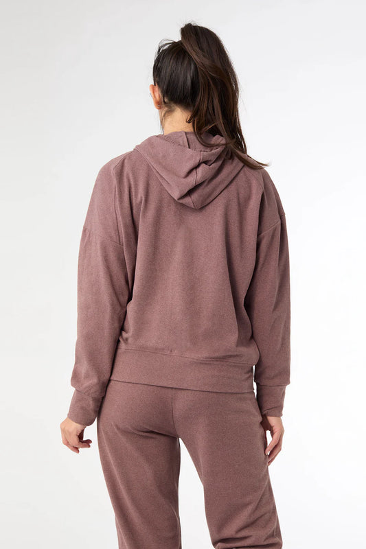 Auburn Weekend Brushed Long Sleeve Full Zip Hoodie