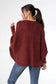 Rosette Poncho - Rust