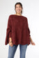 Rosette Poncho - Rust