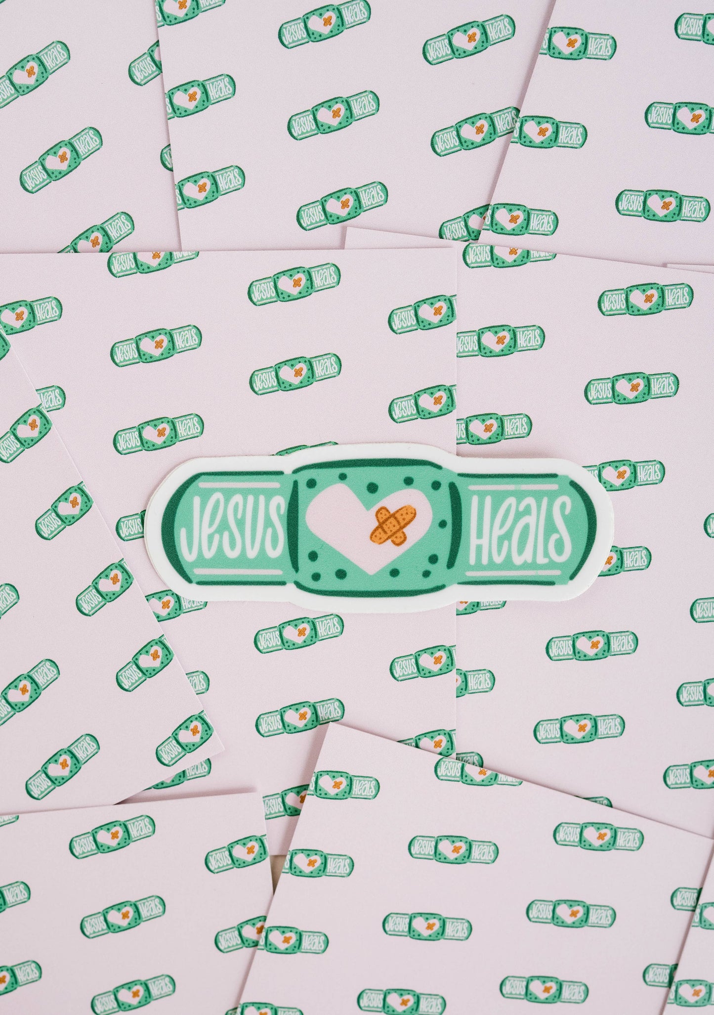 Jesus Heals Sticker I Christian Sticker I Gift
