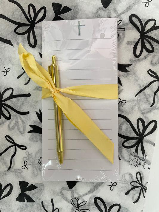 Jude Cross notepad gift set