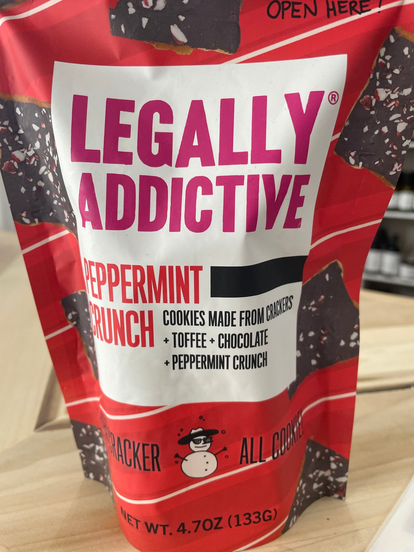 Legally addictive Peppermint crunch