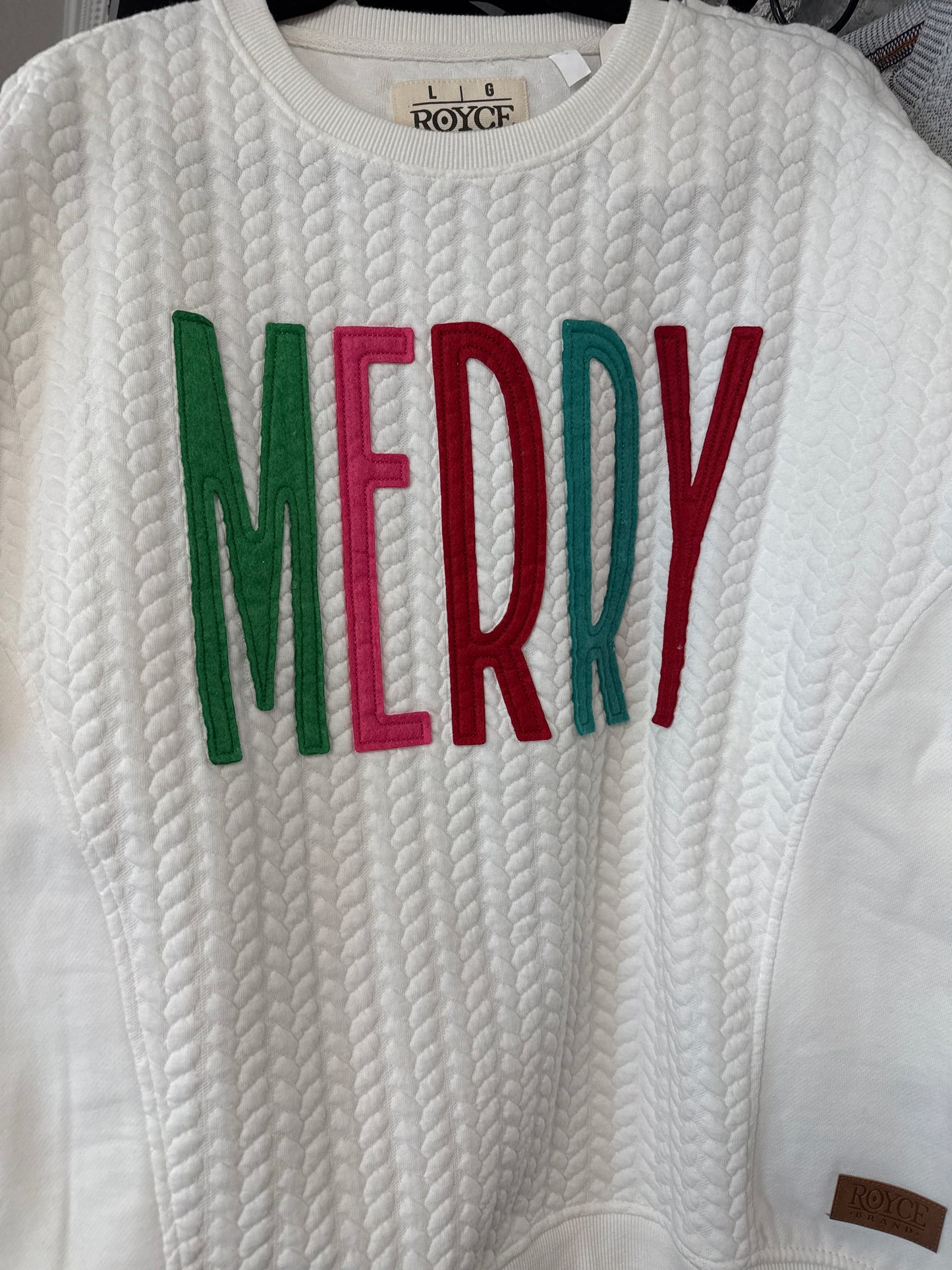 Royce brand merry sweatshirt