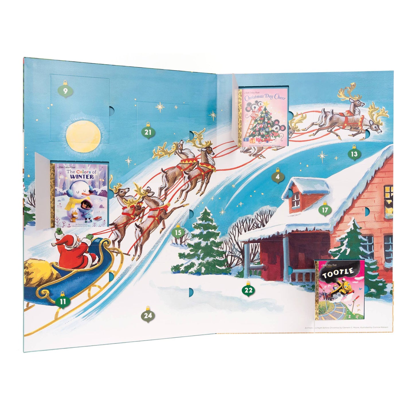 Little Golden Books Advent Calendar: Countdown to Christmas
