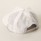EVEN JESUS HAD A FISH STORY Leather Patch Rope Trucker Hat: WHITE