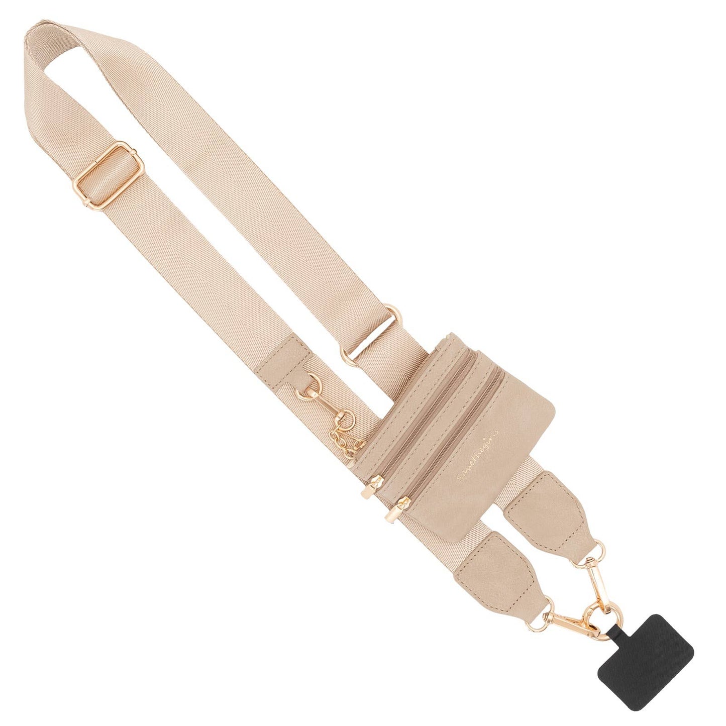 Clip & Go Phone Lanyard with Wallet - Neutral Collection: Cream