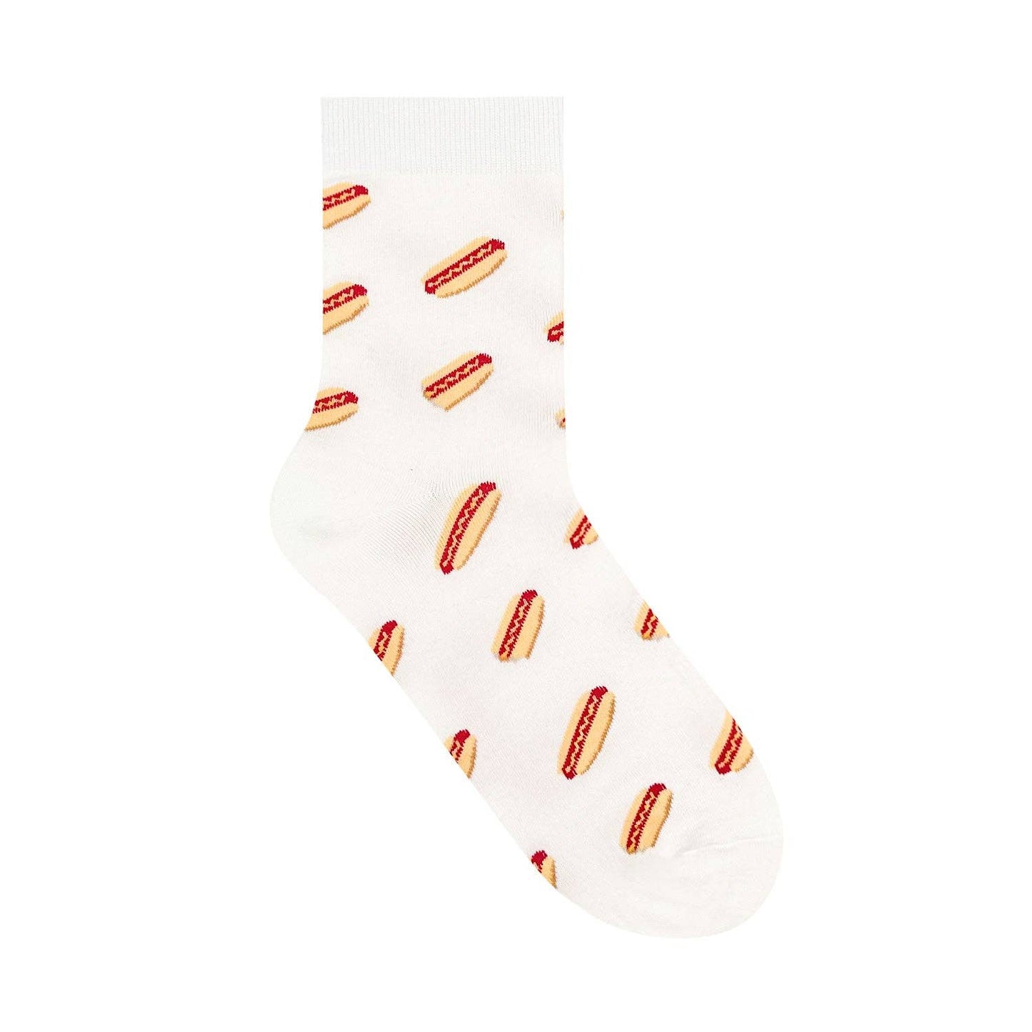 Men's Crew Just One Bite Socks: M-L-072-6