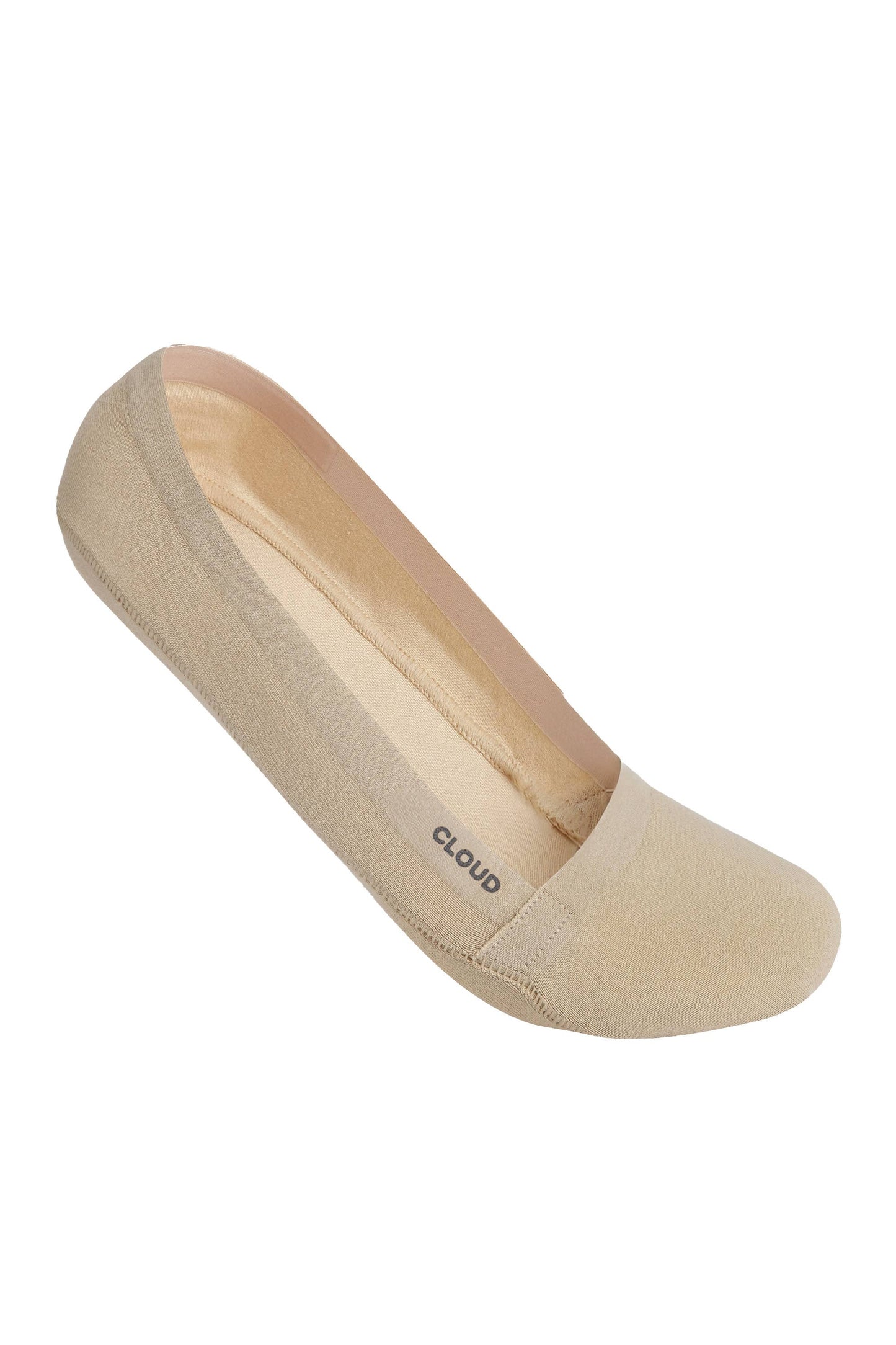 CLOUD Premium No Show Socks Low Cut: White / M